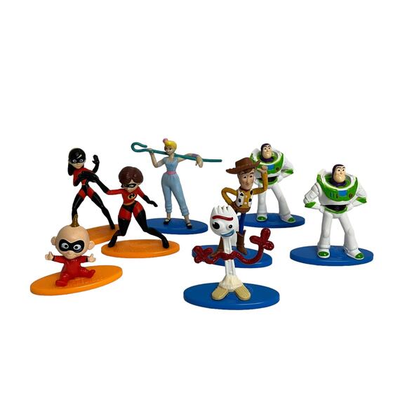 Disney Pixar 2.5" Mattel Micro Collection Figurines Lot of 8 - Picture 1 of 3